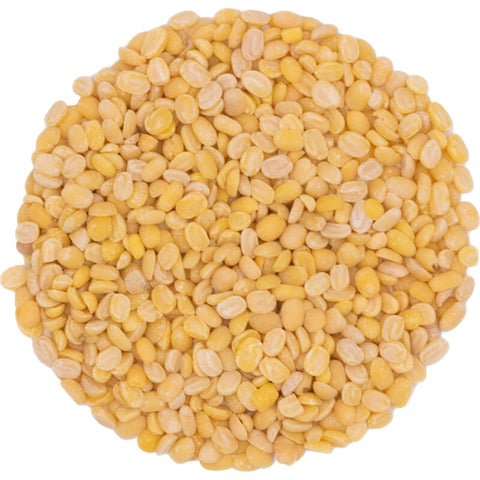 Haricots mungo pelés biologiques
