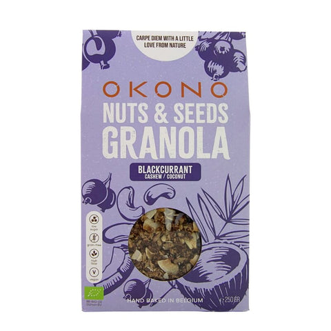 OKONO - BIO nuts & seeds granola cassis