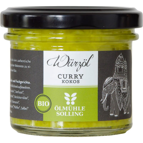 Huile épicée au curry bio