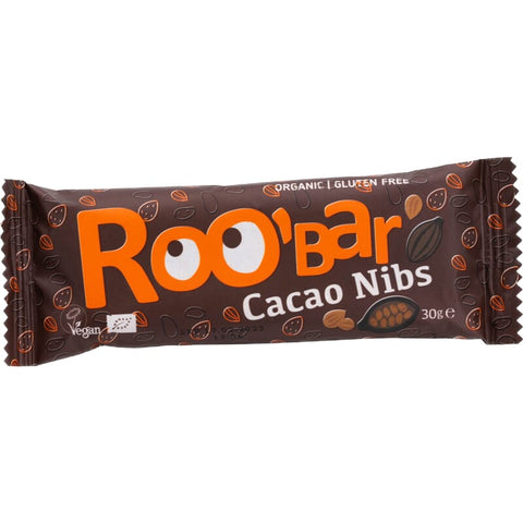 Barre énergétique aux flocons de cacao et amandes biologiques