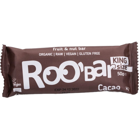 Barre énergétique au cacao biologique
