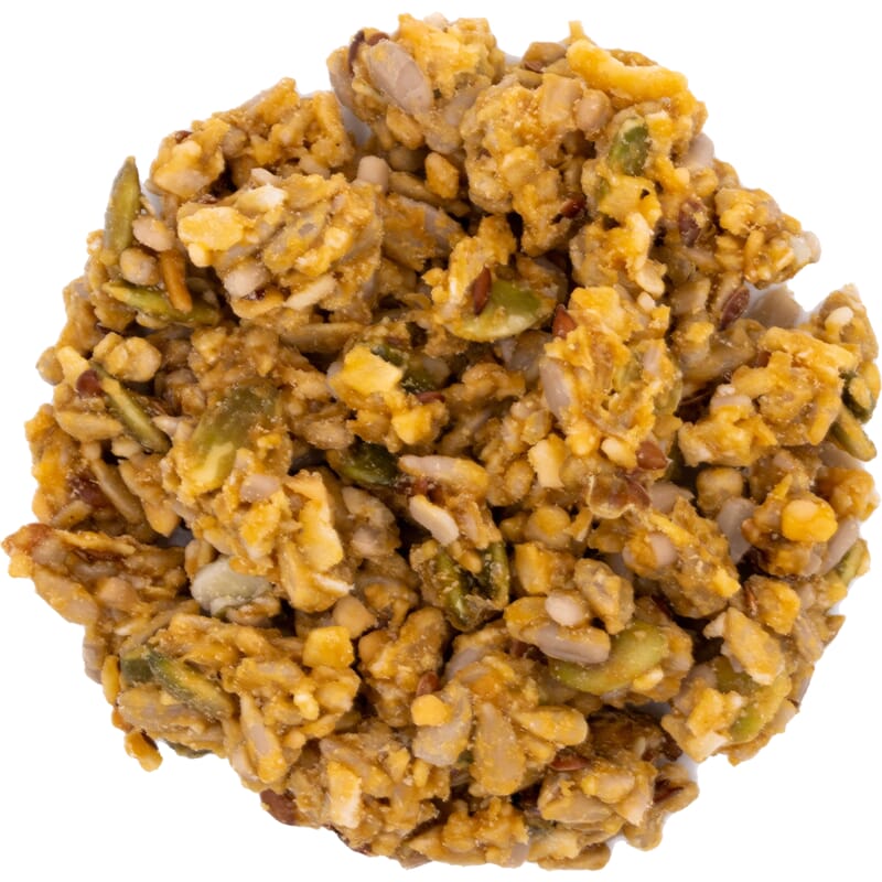 Keto granola riche en fibres cacahuètes noix de coco bio