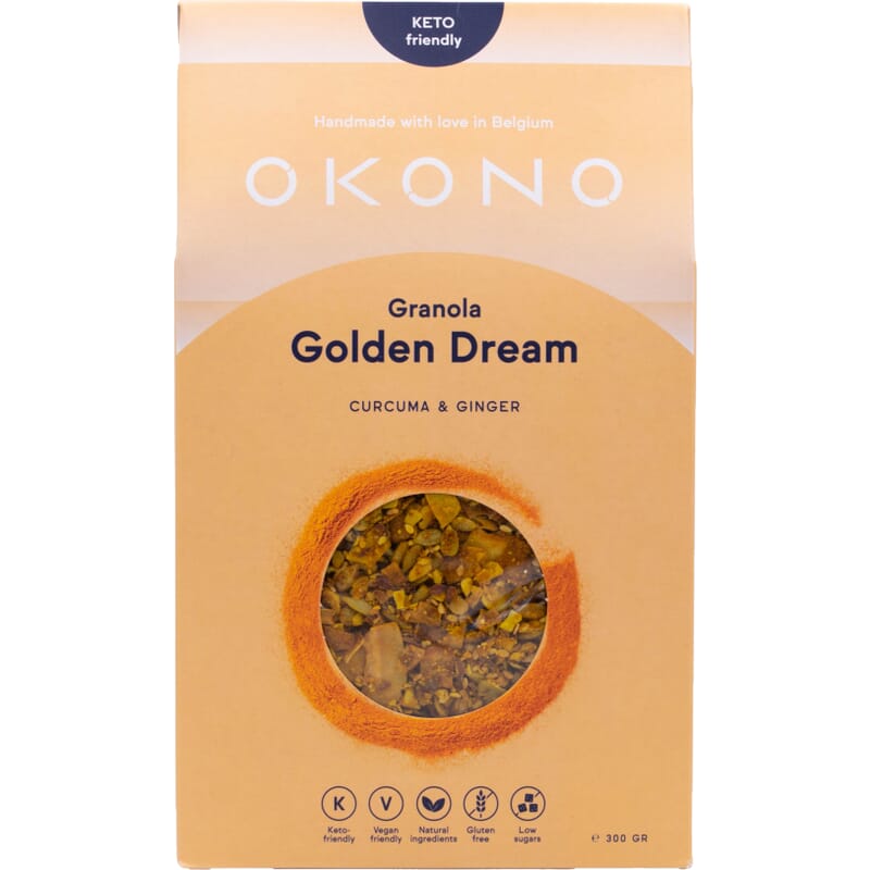 OKONO - Granola keto - golden dream - curcuma et gingembre