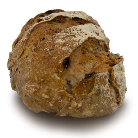 Pain au levain aux noix et raisins