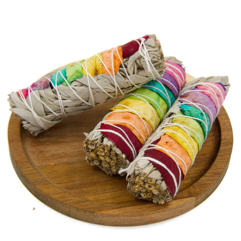 Bâton de purification des chakras à la sauge blanche