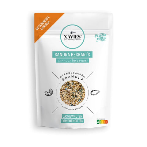 Sandra Bekkari Granola noix de cajou - graines de courge