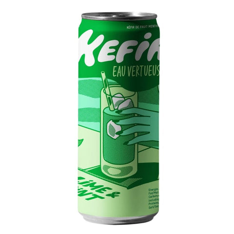 Kéfir menthe - citron vert bio