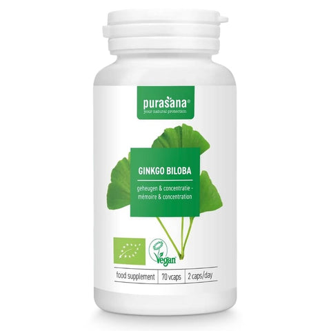 Ginkgo biloba bio en capsules