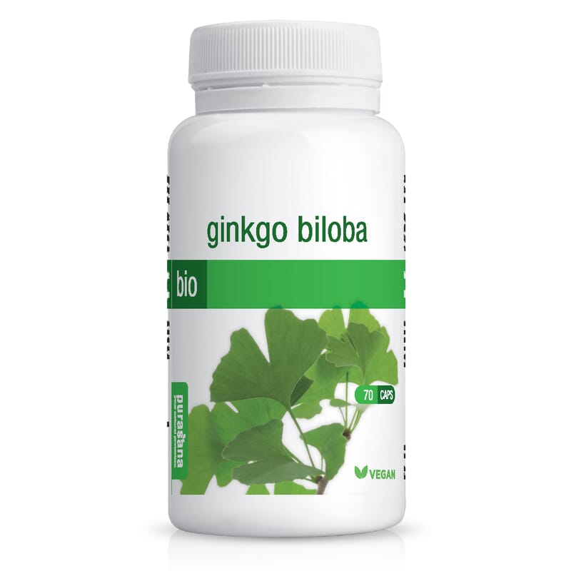 Ginkgo biloba bio en capsules