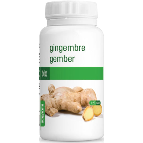 Capsules de gingembre biologique